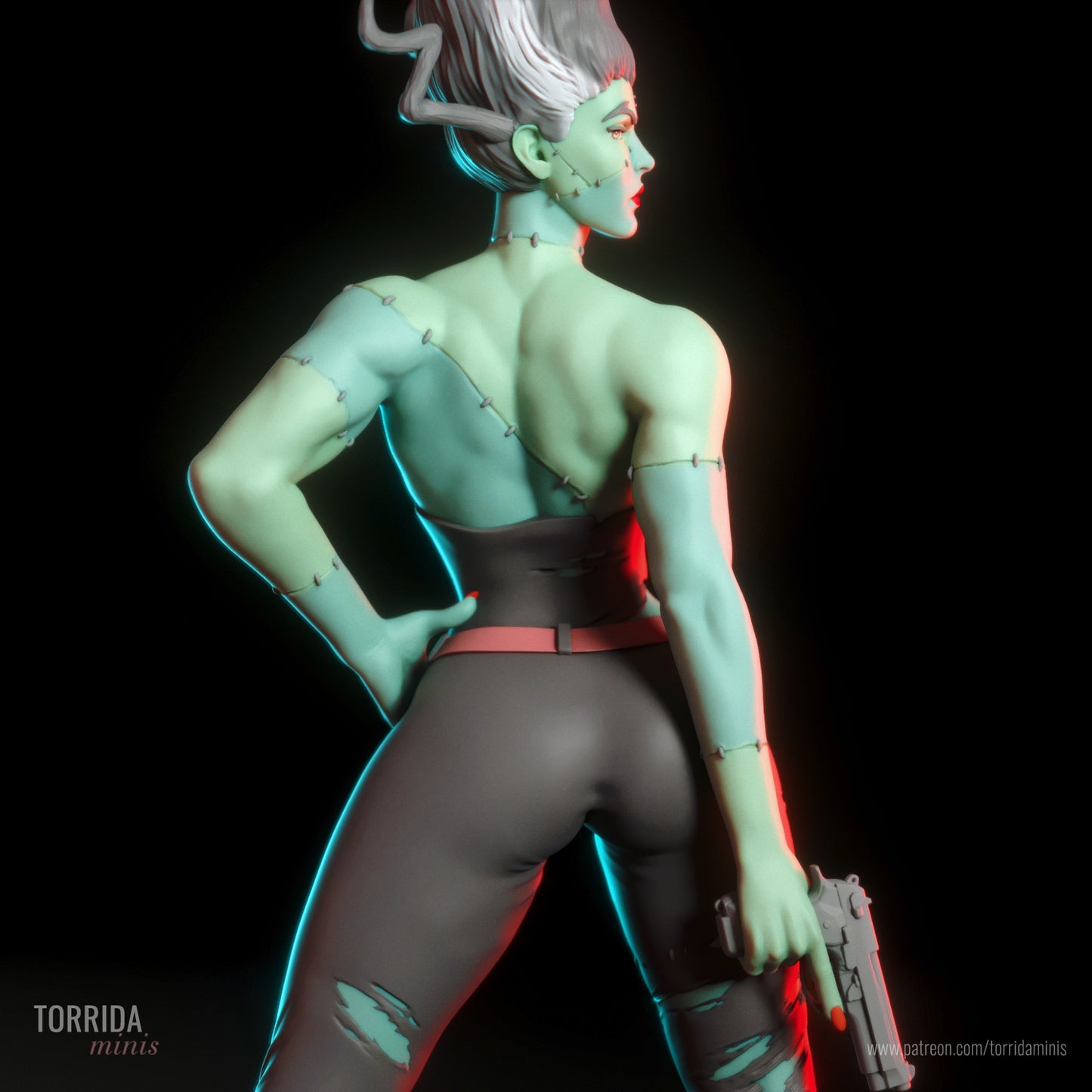 The Bride Pinup Adult 3D Resin Figurine Model Kit