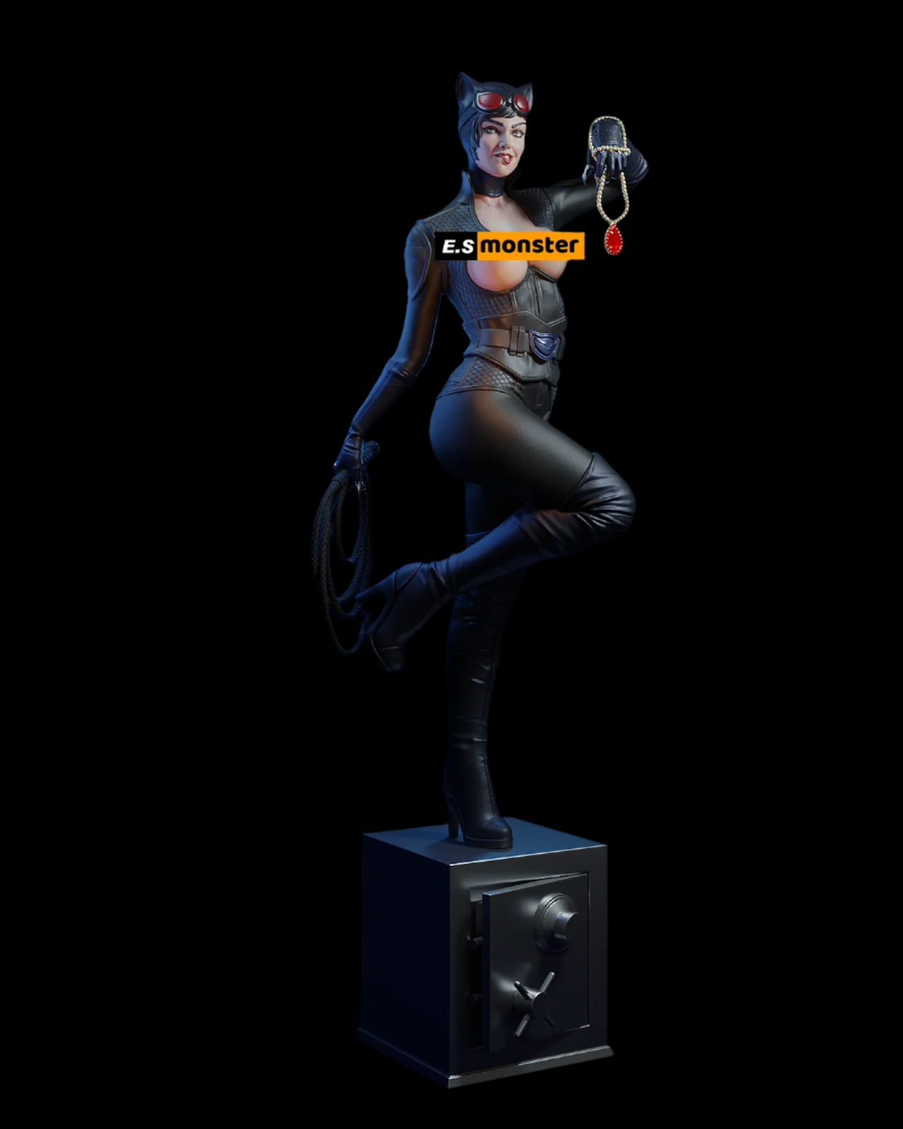 Cat Thief Adult Pinup 3D Resin Model