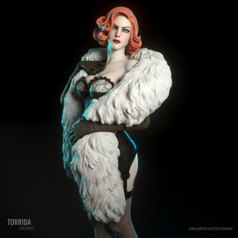 Femmes fatales Pinup Adult 3D Resin Figurine Model Kit