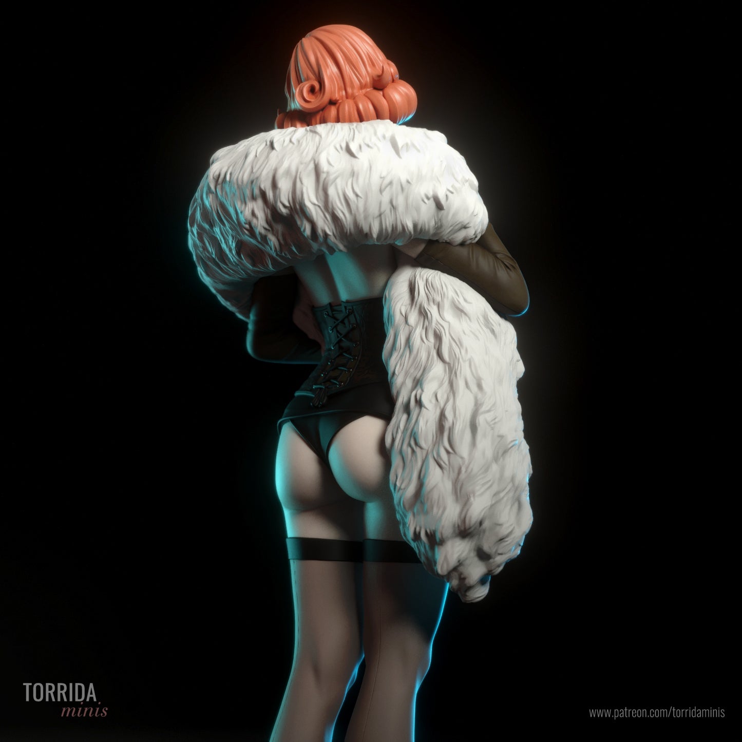 Femmes fatales Pinup Adult 3D Resin Figurine Model Kit