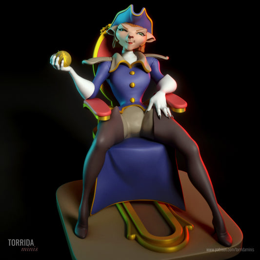 Space Captain Pinup 3d Resin Model