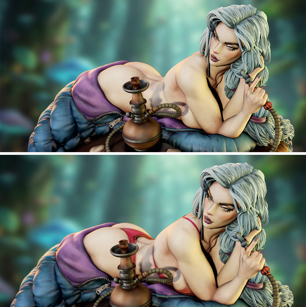 Caterpillar Pinup by SiryllArt Adult 3D ABS Resin Figurine Model Kit