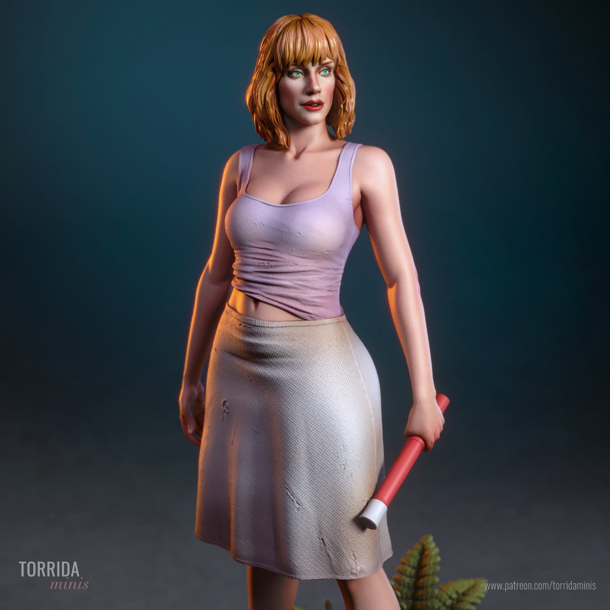 Park Survivor Pinup Adult 3D Resin Figurine Model Kit