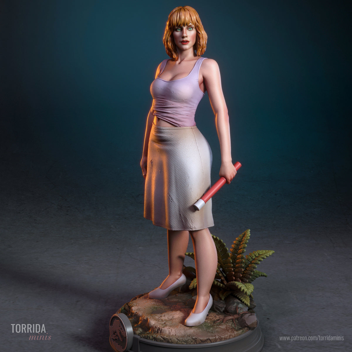 Park Survivor Pinup Adult 3D Resin Figurine Model Kit