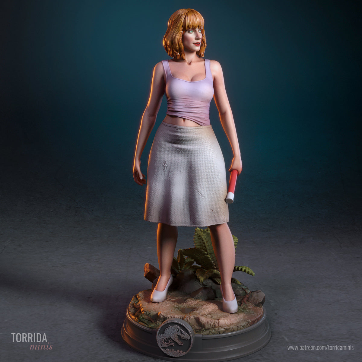 Park Survivor Pinup Adult 3D Resin Figurine Model Kit