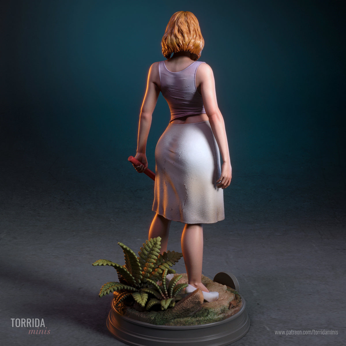 Park Survivor Pinup Adult 3D Resin Figurine Model Kit