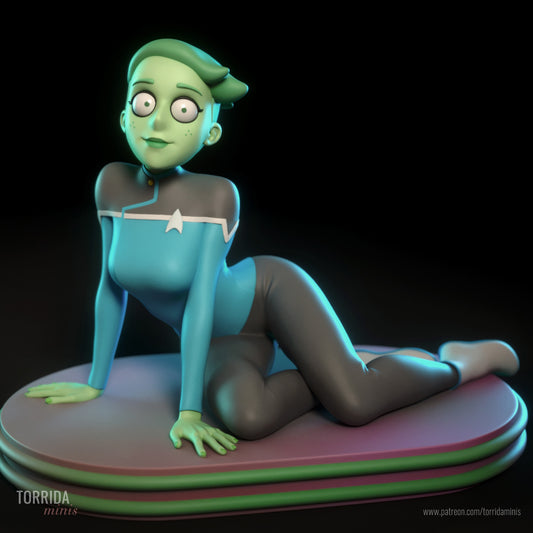 Science Officer Adult Pinup 3d Resin Model Kit