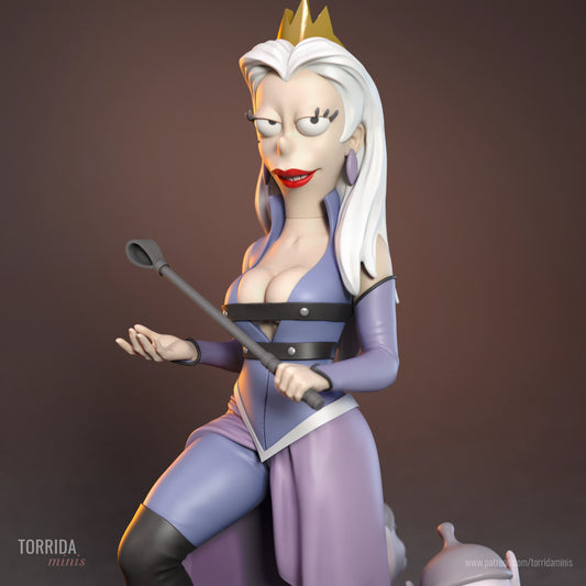 Jealous Queen Pinup Adult 3D Resin Figurine Model Kit