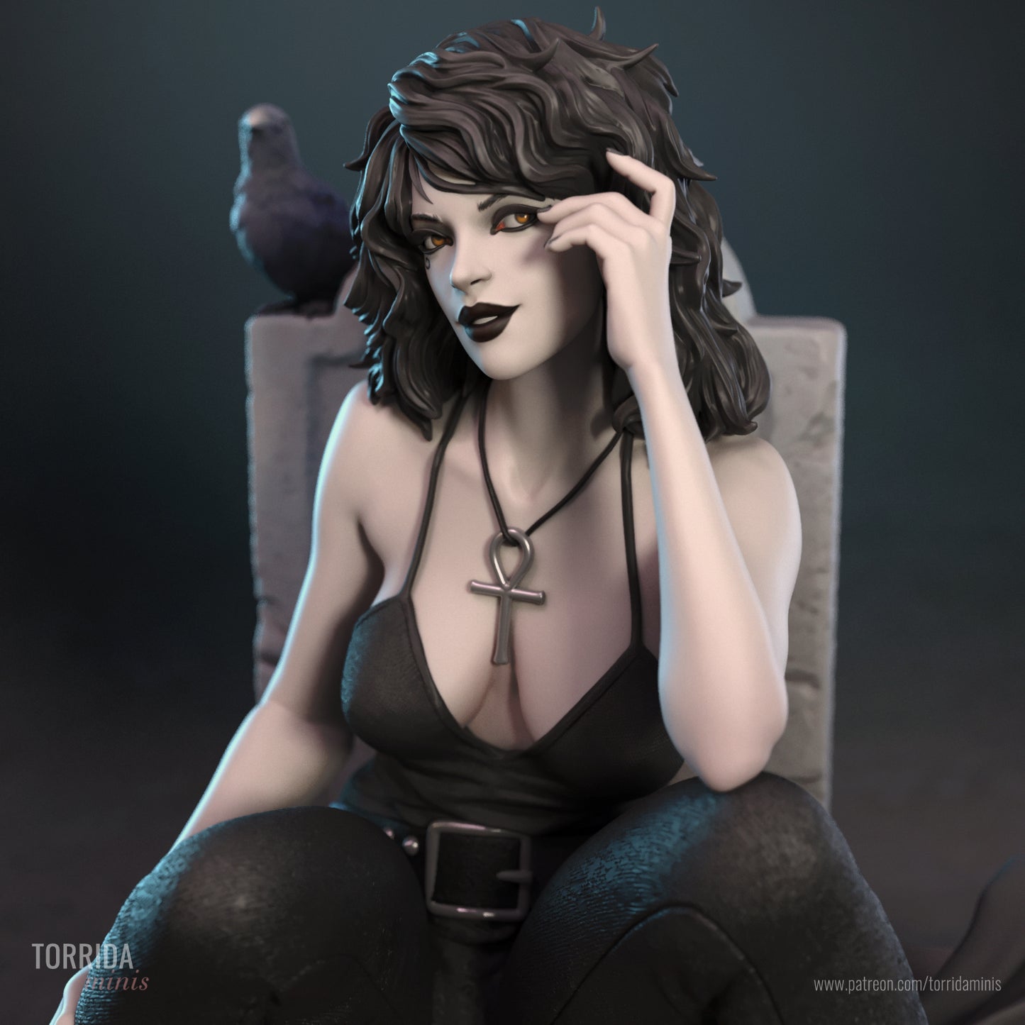 Shepard of life Pinup Adult 3D Resin Figurine Model Kitirl