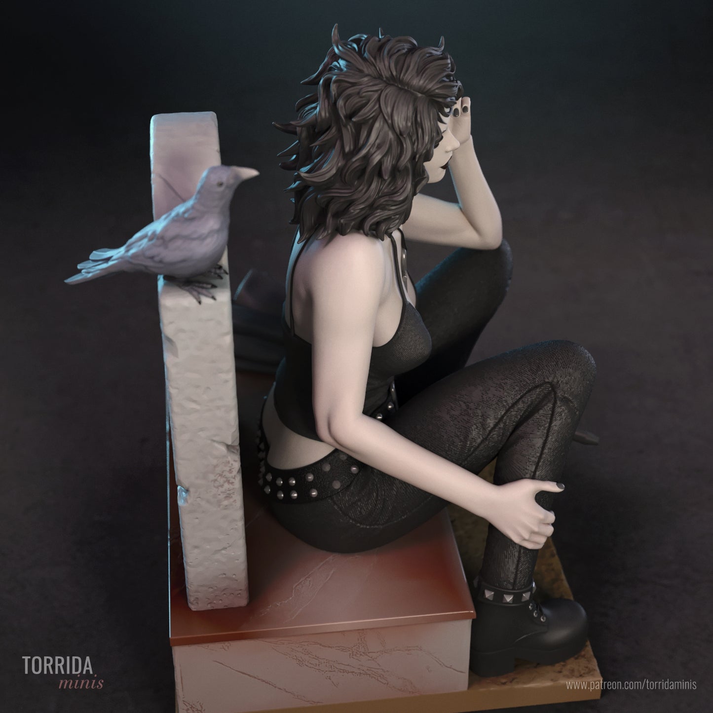 Shepard of life Pinup Adult 3D Resin Figurine Model Kitirl