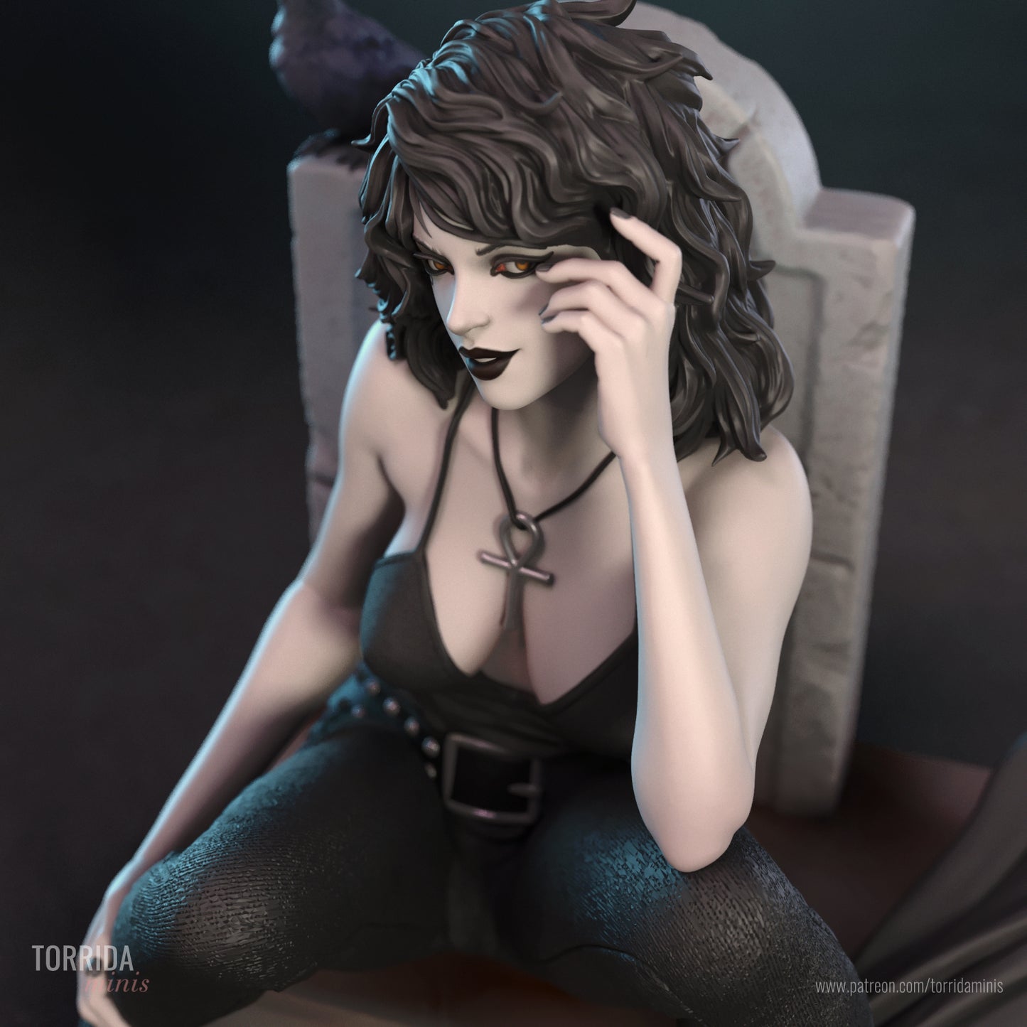 Shepard of life Pinup Adult 3D Resin Figurine Model Kitirl