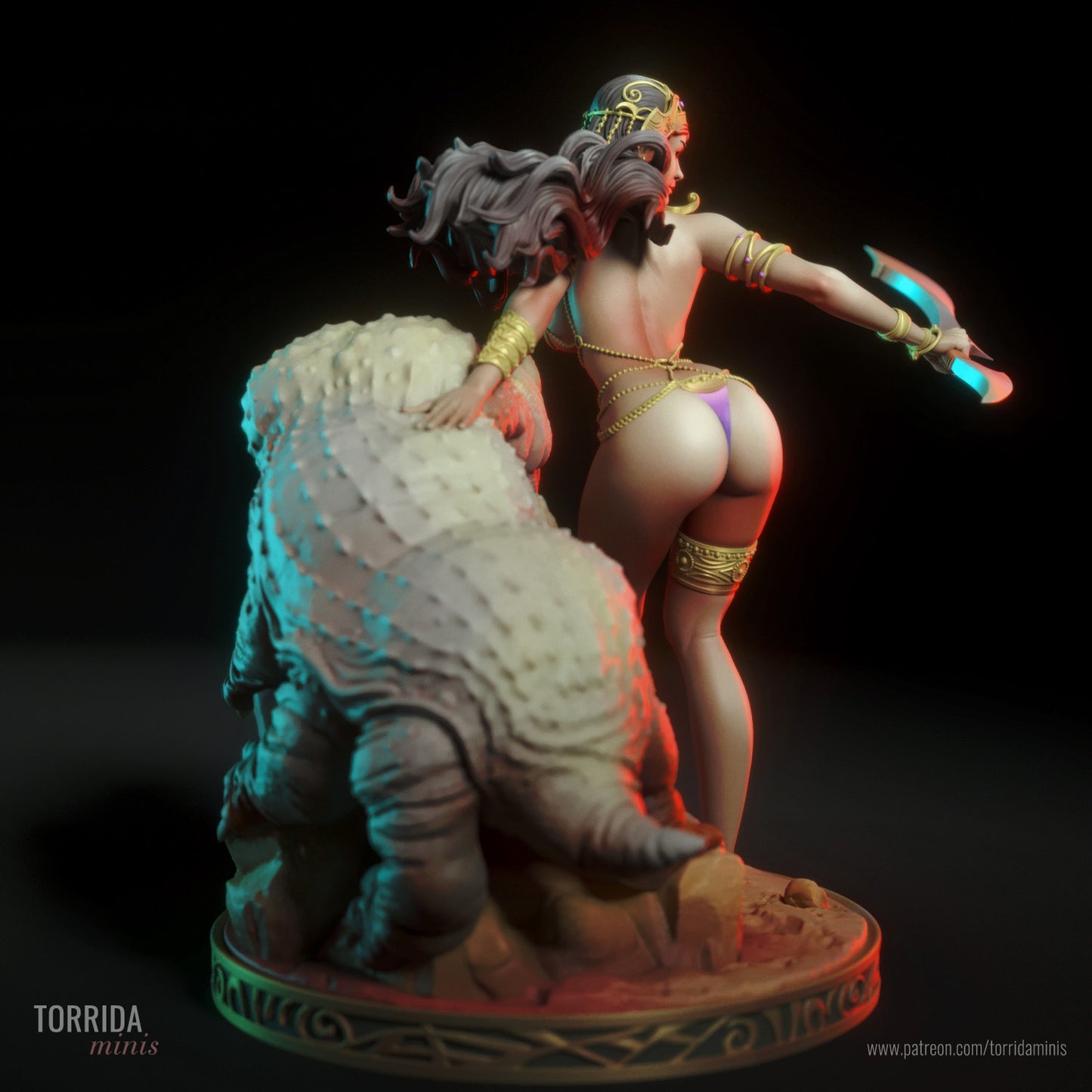 Mars Princess Pinup 3d Resin Model