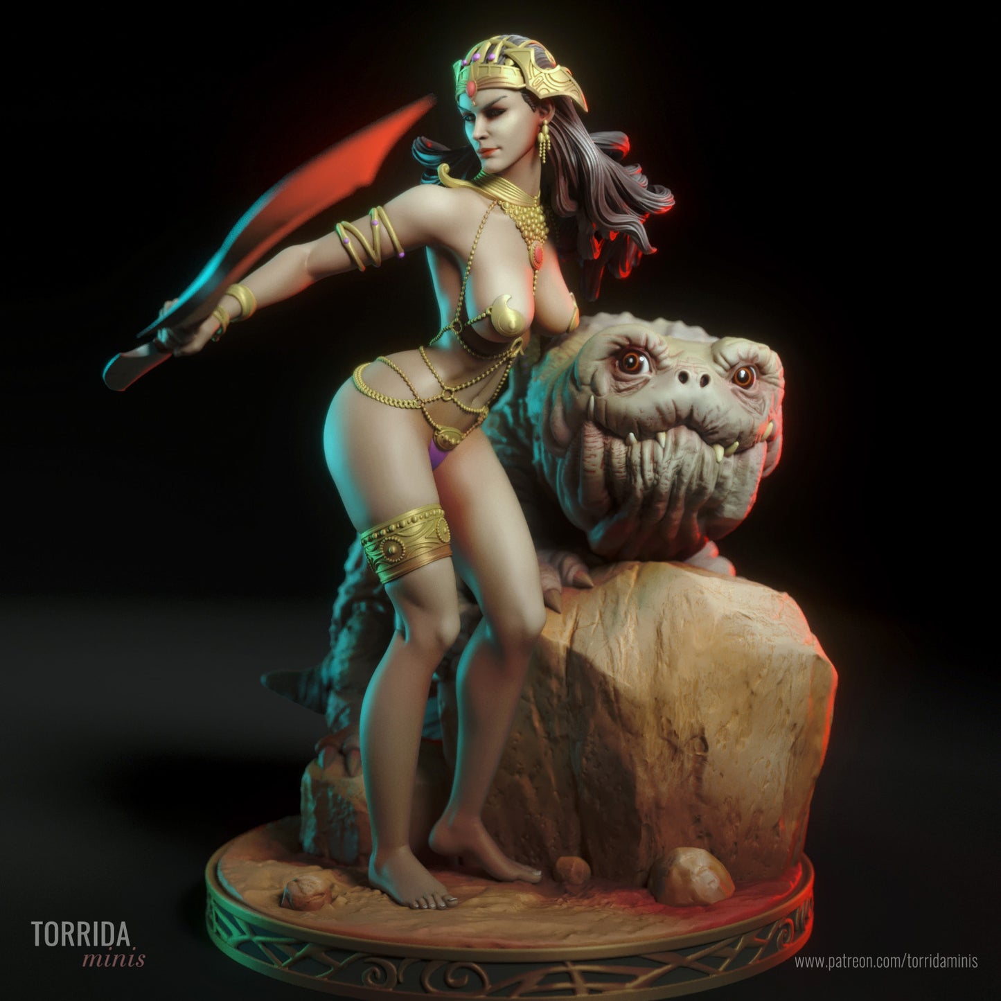 Mars Princess Pinup 3d Resin Model