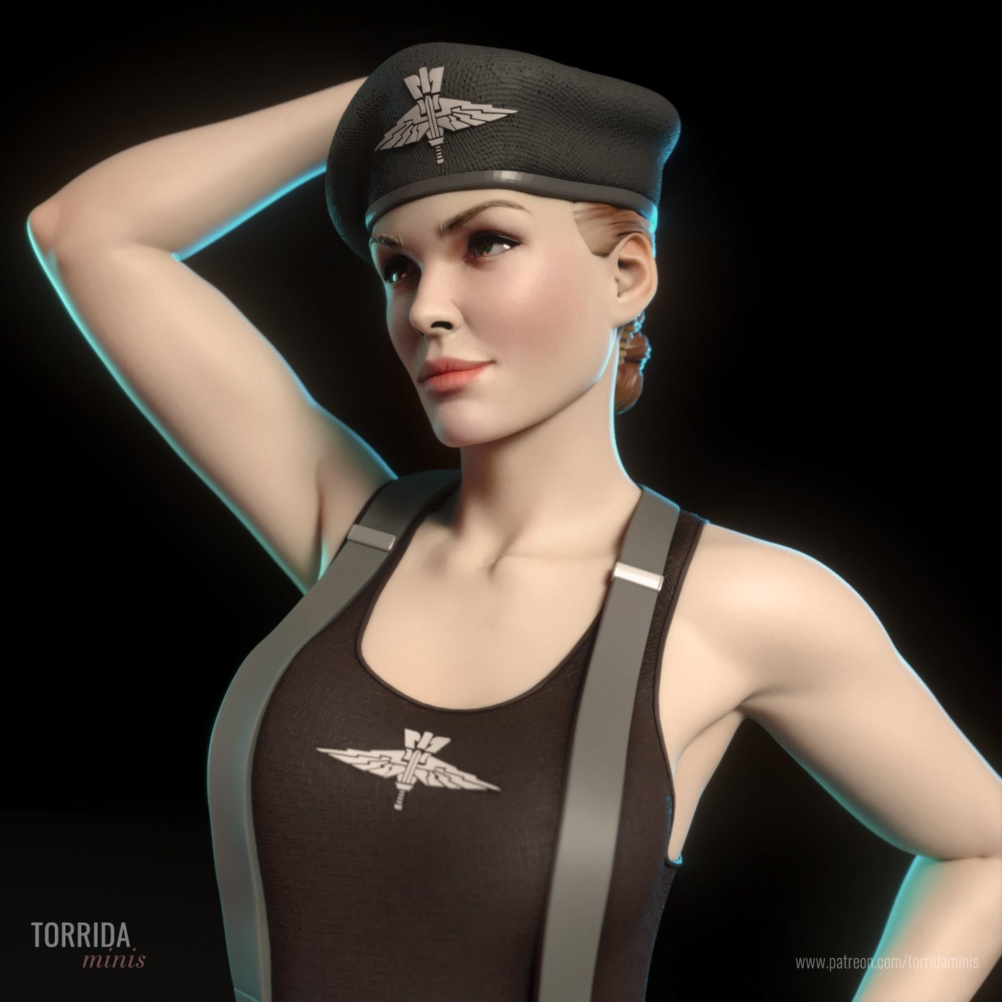 Ship Pilot Pinup Adult 3D Resin Figurine Model Kit