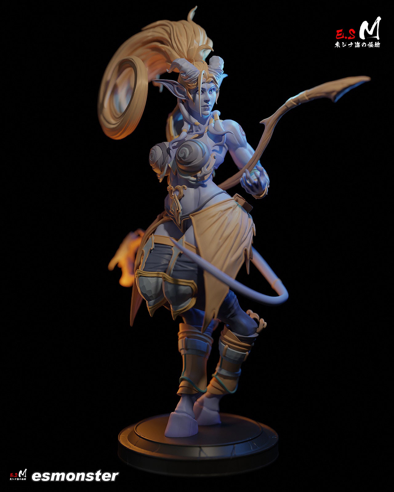 Exiled One Adult Pinup 3D Resin Model
