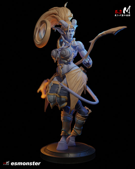 Exiled One Adult Pinup 3D Resin Model