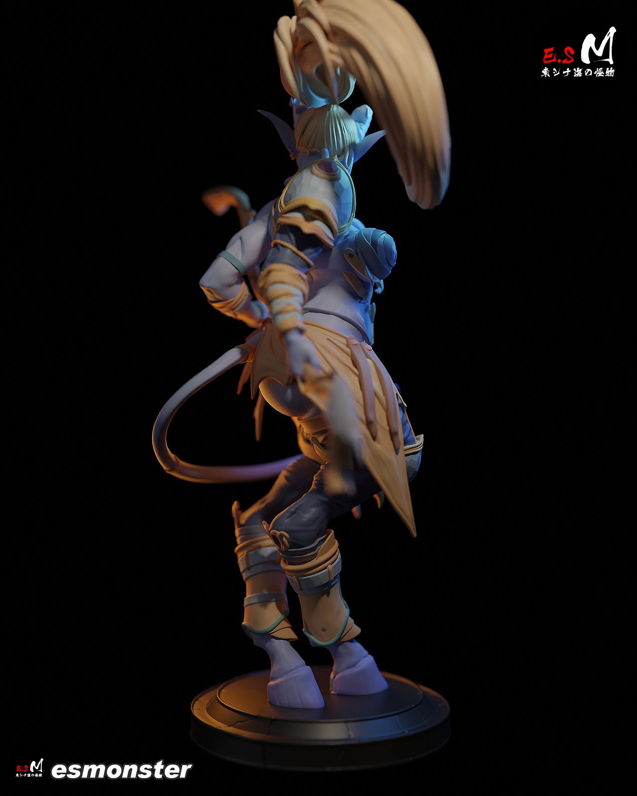 Exiled One Adult Pinup 3D Resin Model