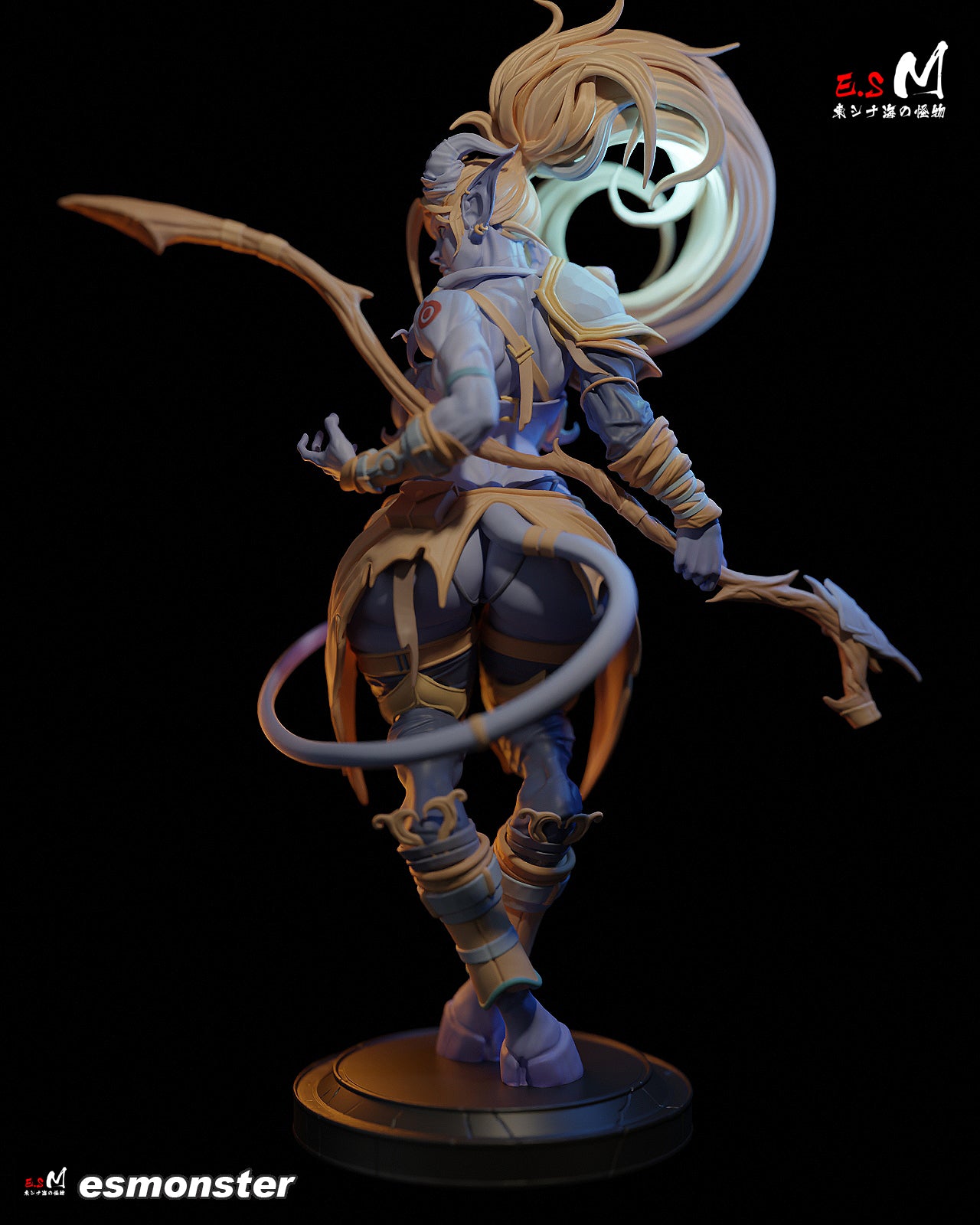 Exiled One Adult Pinup 3D Resin Model