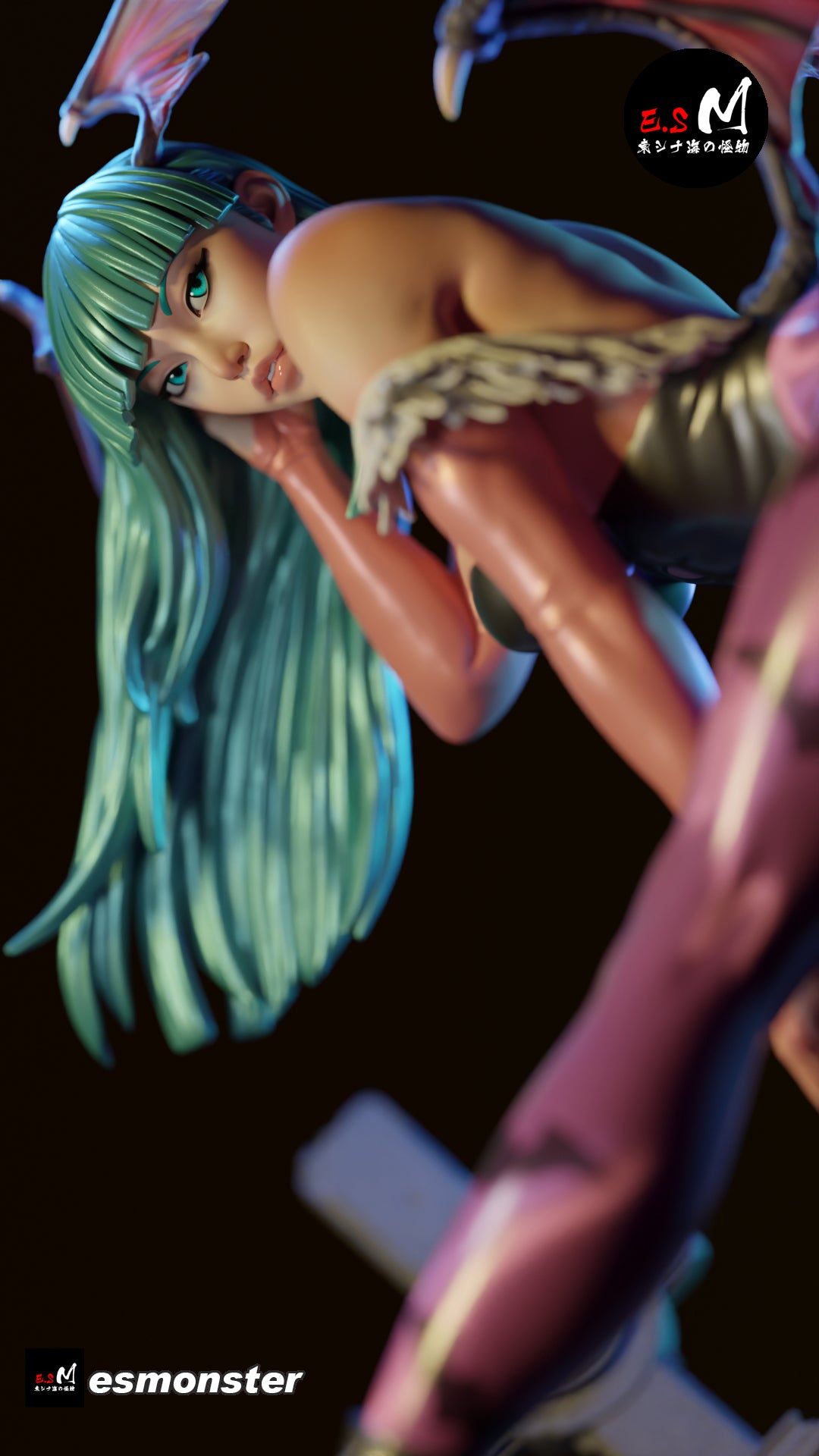 Vampire Tramp Adult Pinup 3D ABS Resin Model