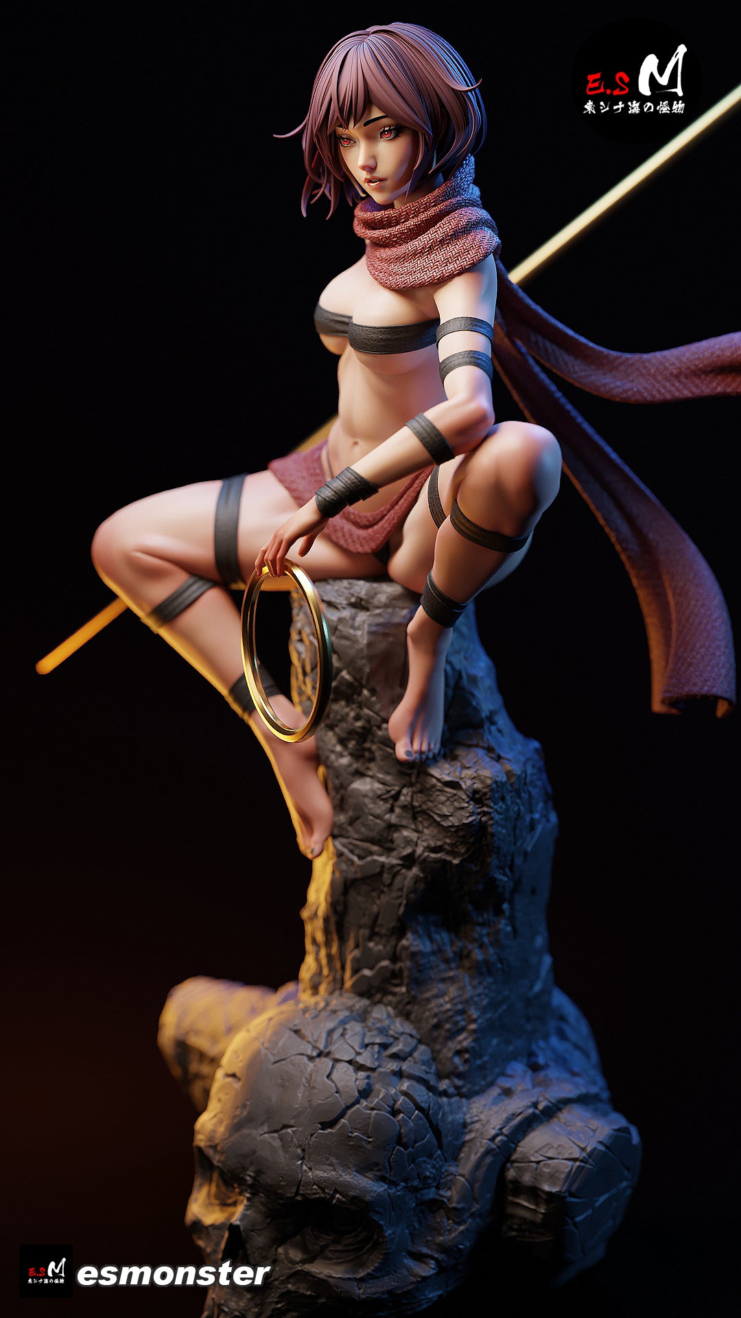 OC Jin Adult Pinup 3D ABS Resin Model