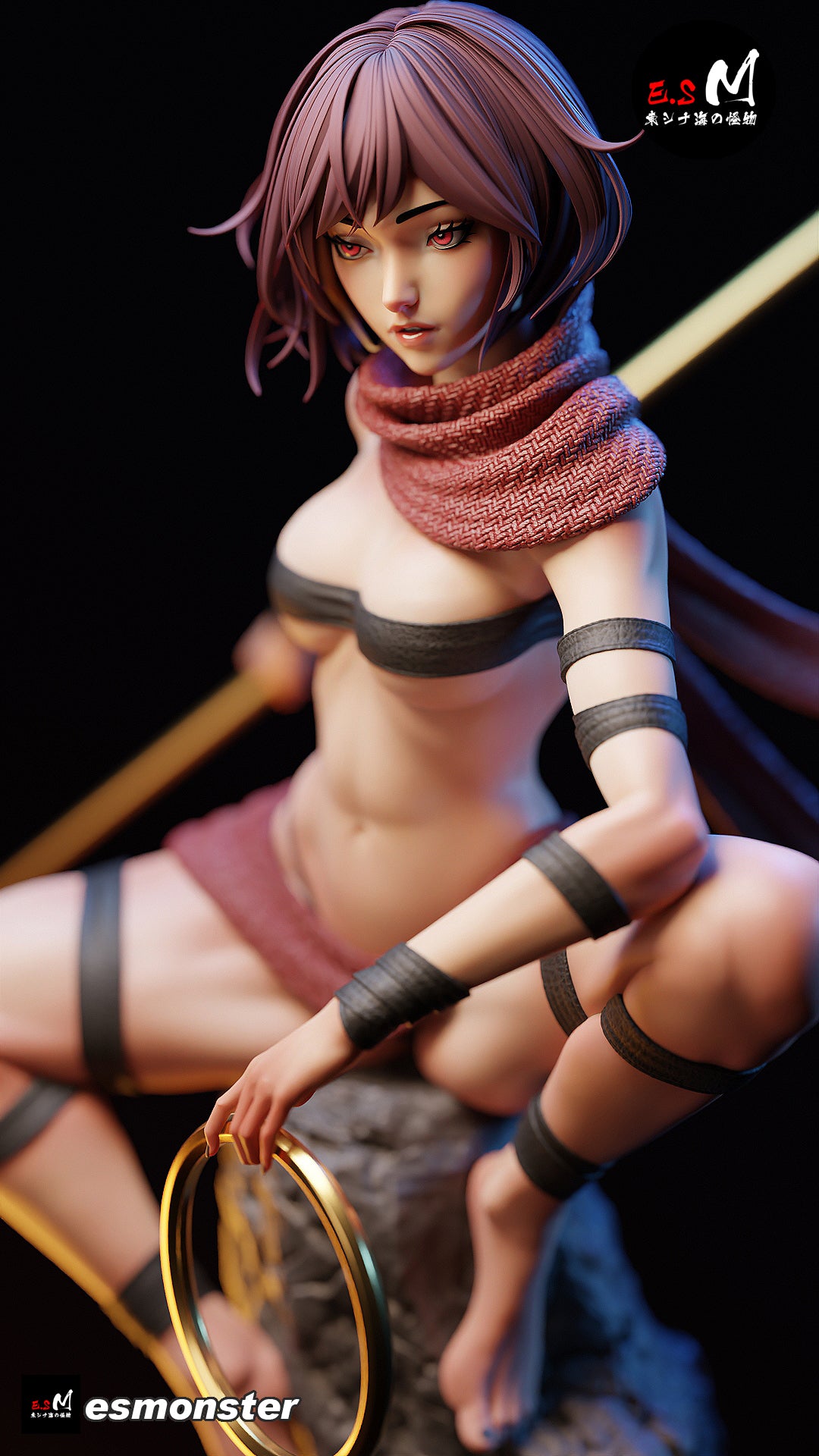 OC Jin Adult Pinup 3D ABS Resin Model