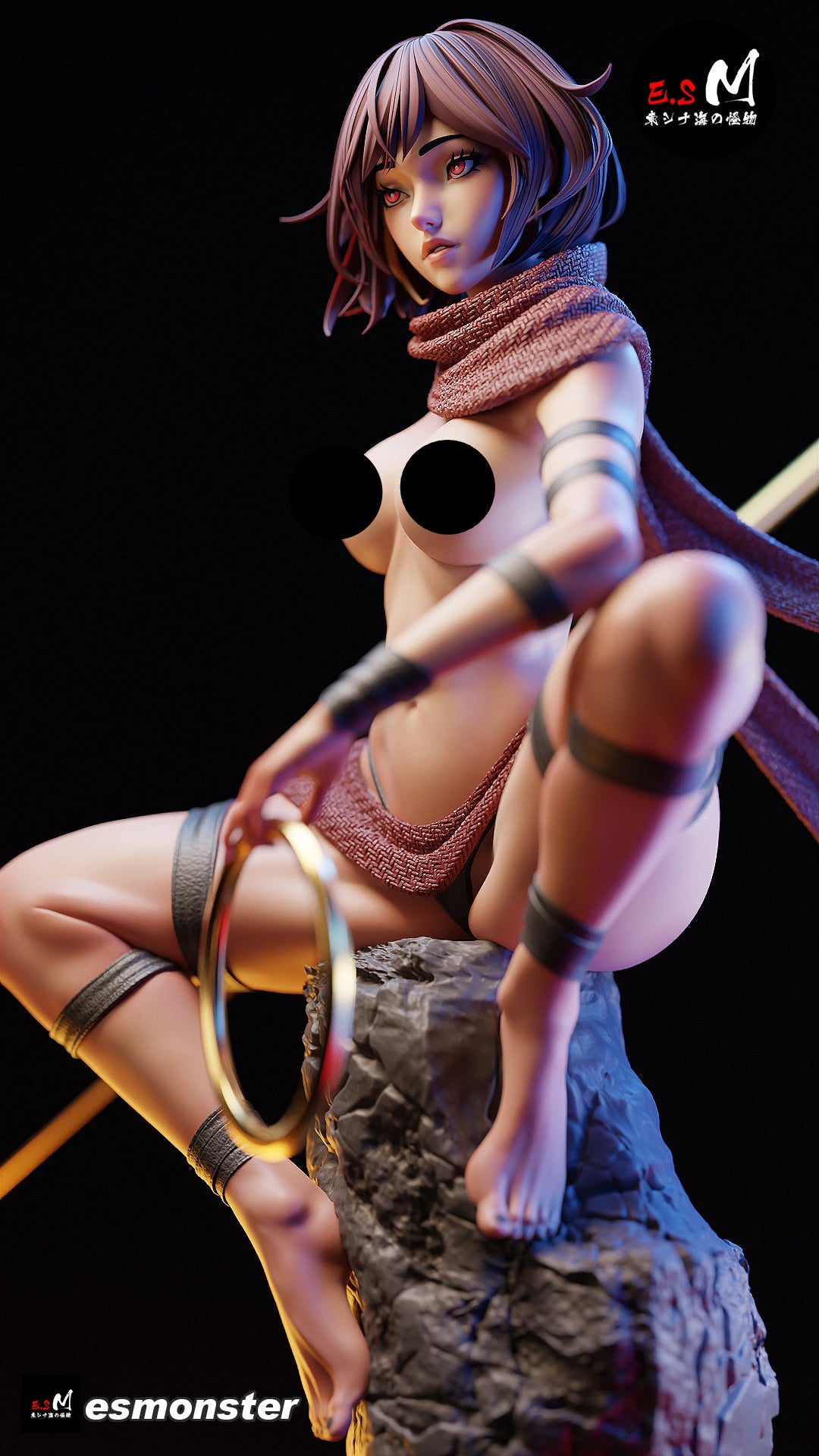 OC Jin Adult Pinup 3D ABS Resin Model