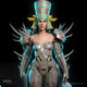 Queen of Heaven Pinup Adult 3D ABS Resin Figurine Model Kit