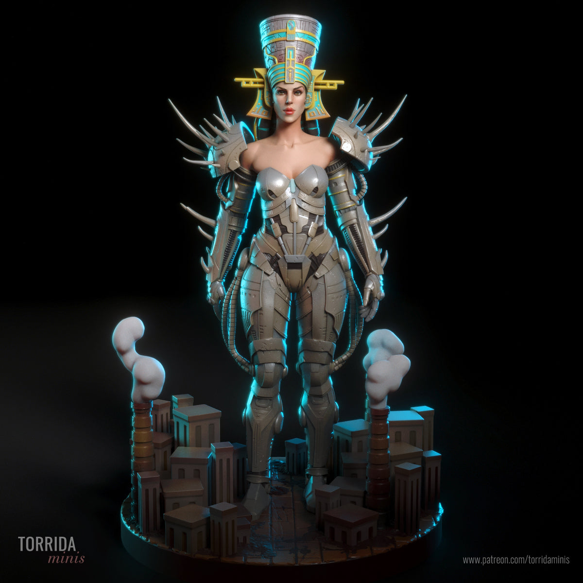 Queen of Heaven Pinup Adult 3D ABS Resin Figurine Model Kit