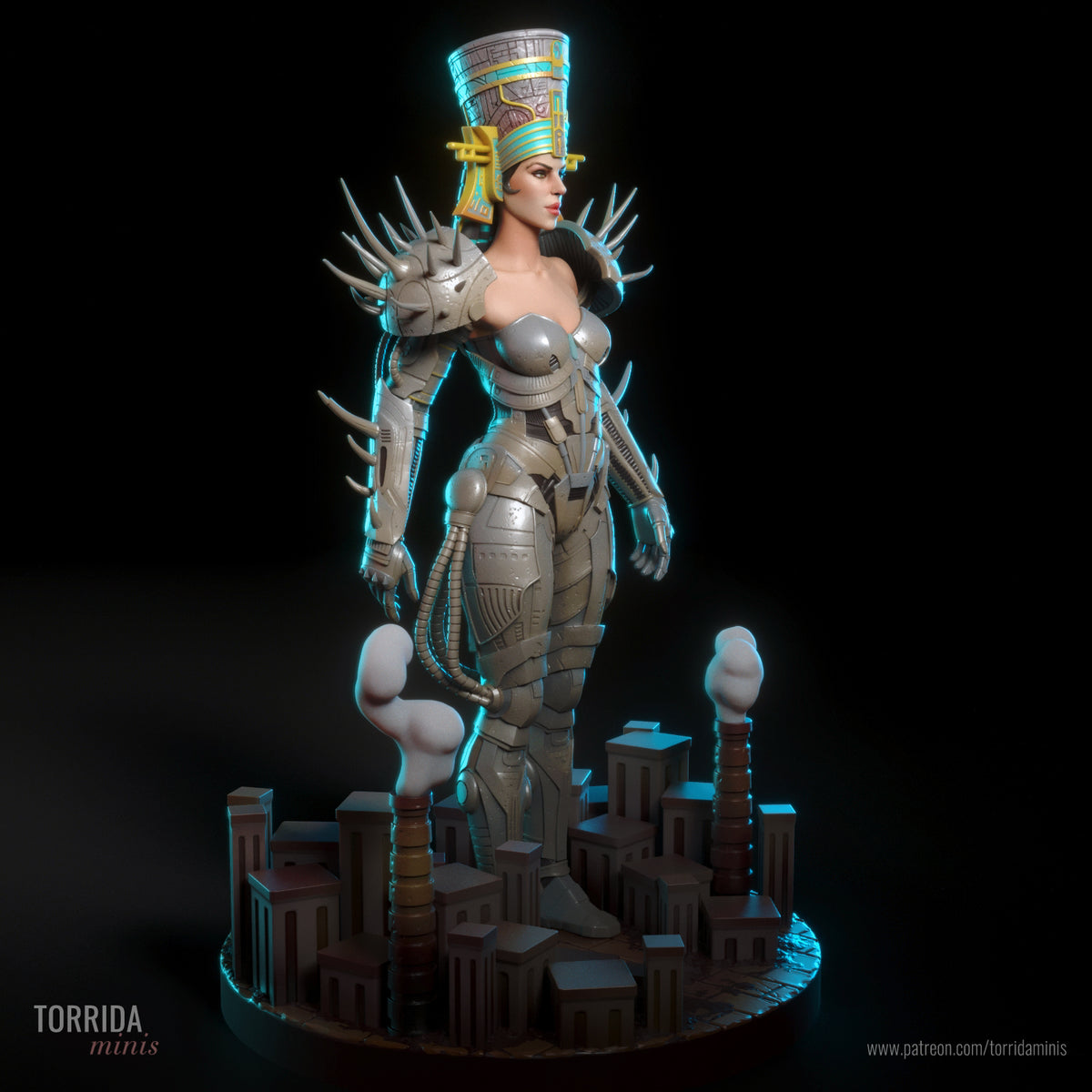 Queen of Heaven Pinup Adult 3D ABS Resin Figurine Model Kit