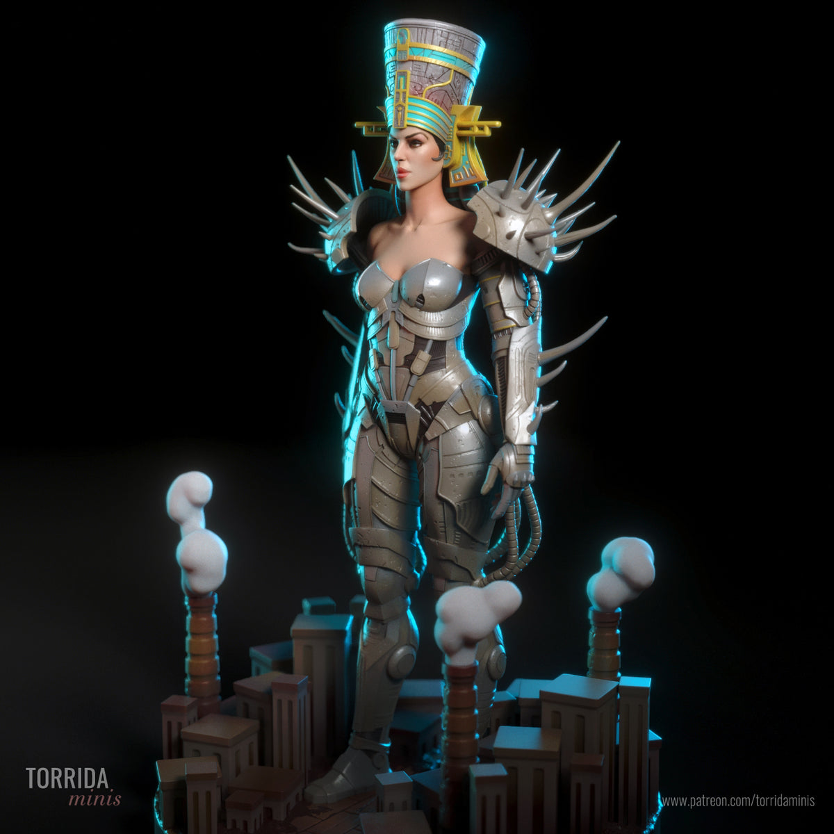 Queen of Heaven Pinup Adult 3D ABS Resin Figurine Model Kit