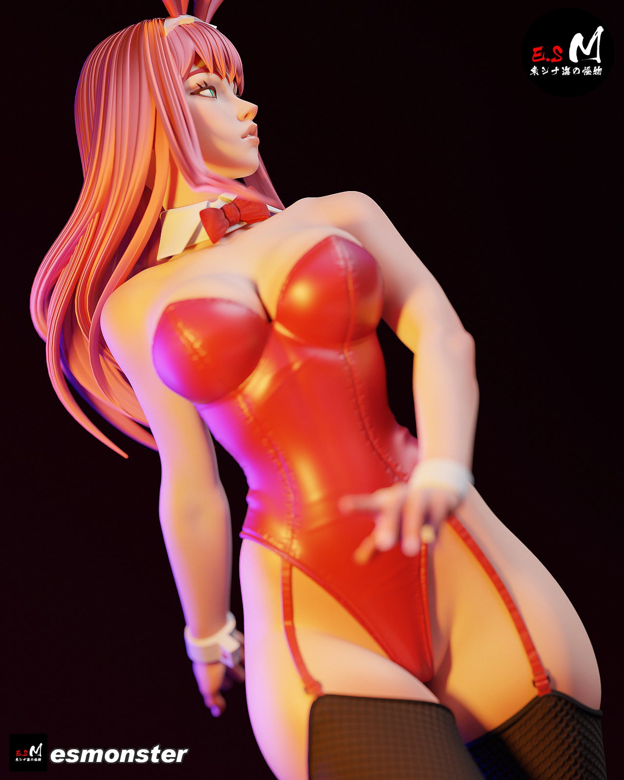 Darling Girl Adult Pinup 3D Resin Model