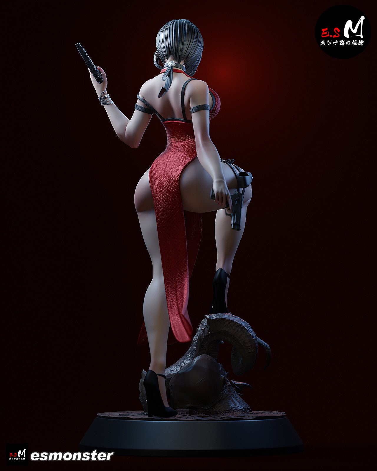 Corporate Agent Adult Pinup 3D Resin Model