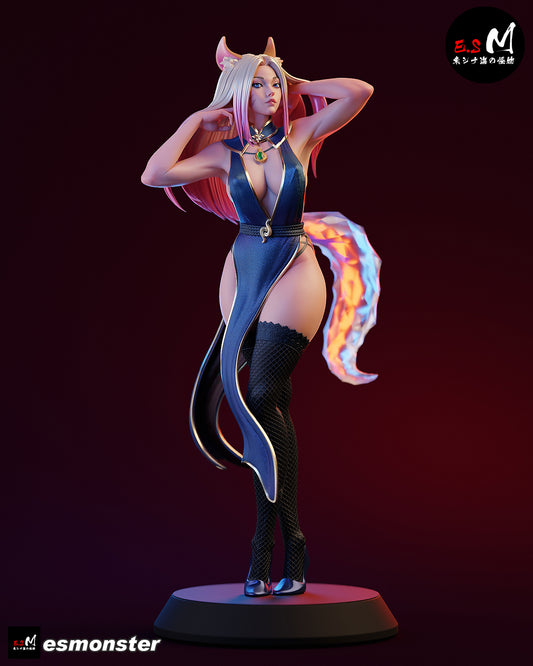 Curious Fox Adult Pinup 3D Resin Model