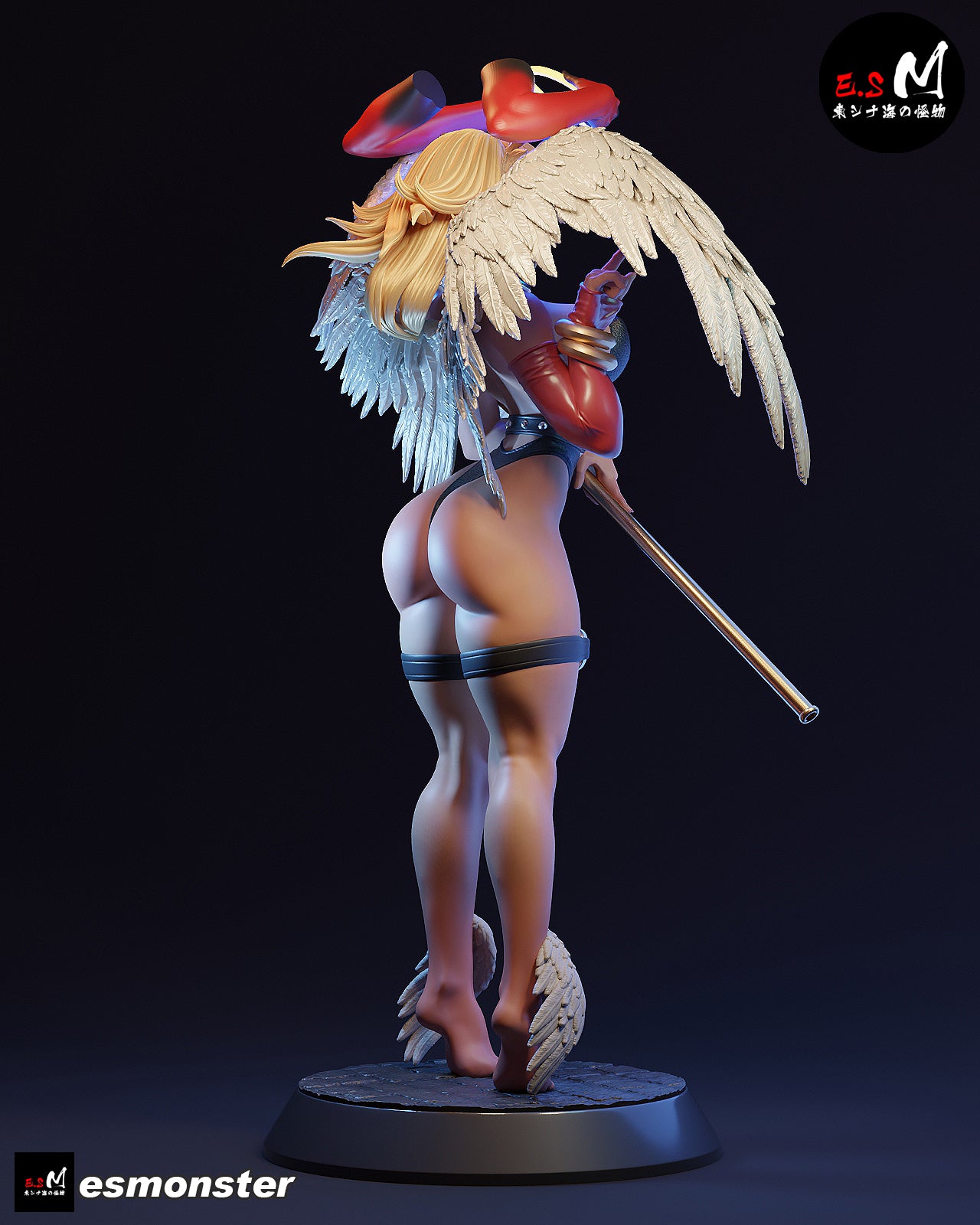 Anaita Angel Adult Pinup 3D Resin Model