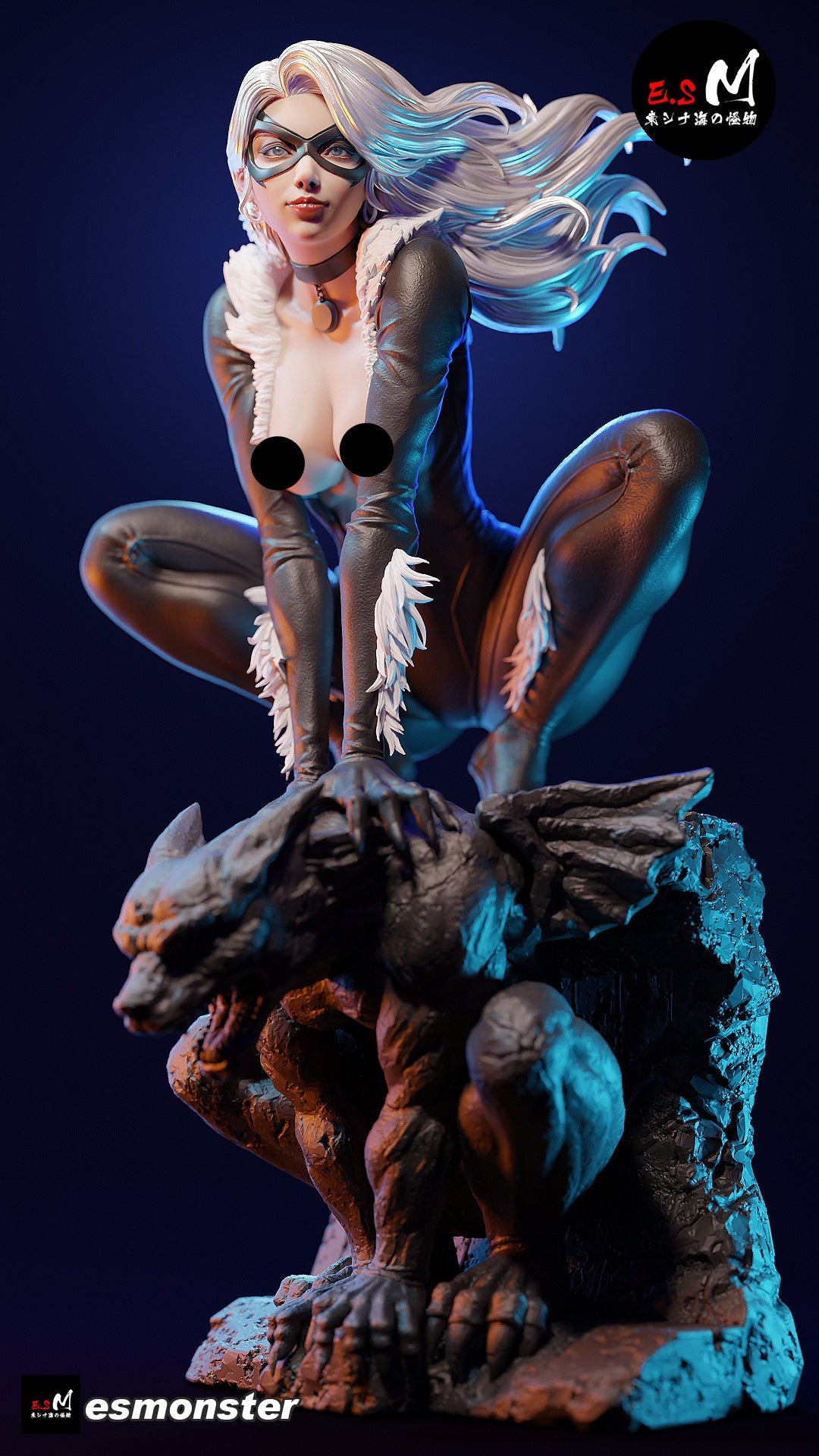 Cat Thief Adult Pinup 3D ABS Resin Model