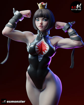 Chain Princess Girl Adult Pinup 3D Resin Model
