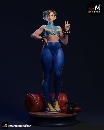 Classic Fighter Adult Pinup 3D Resin Model