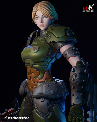 Demon Killer Adult Pinup 3D Resin Model