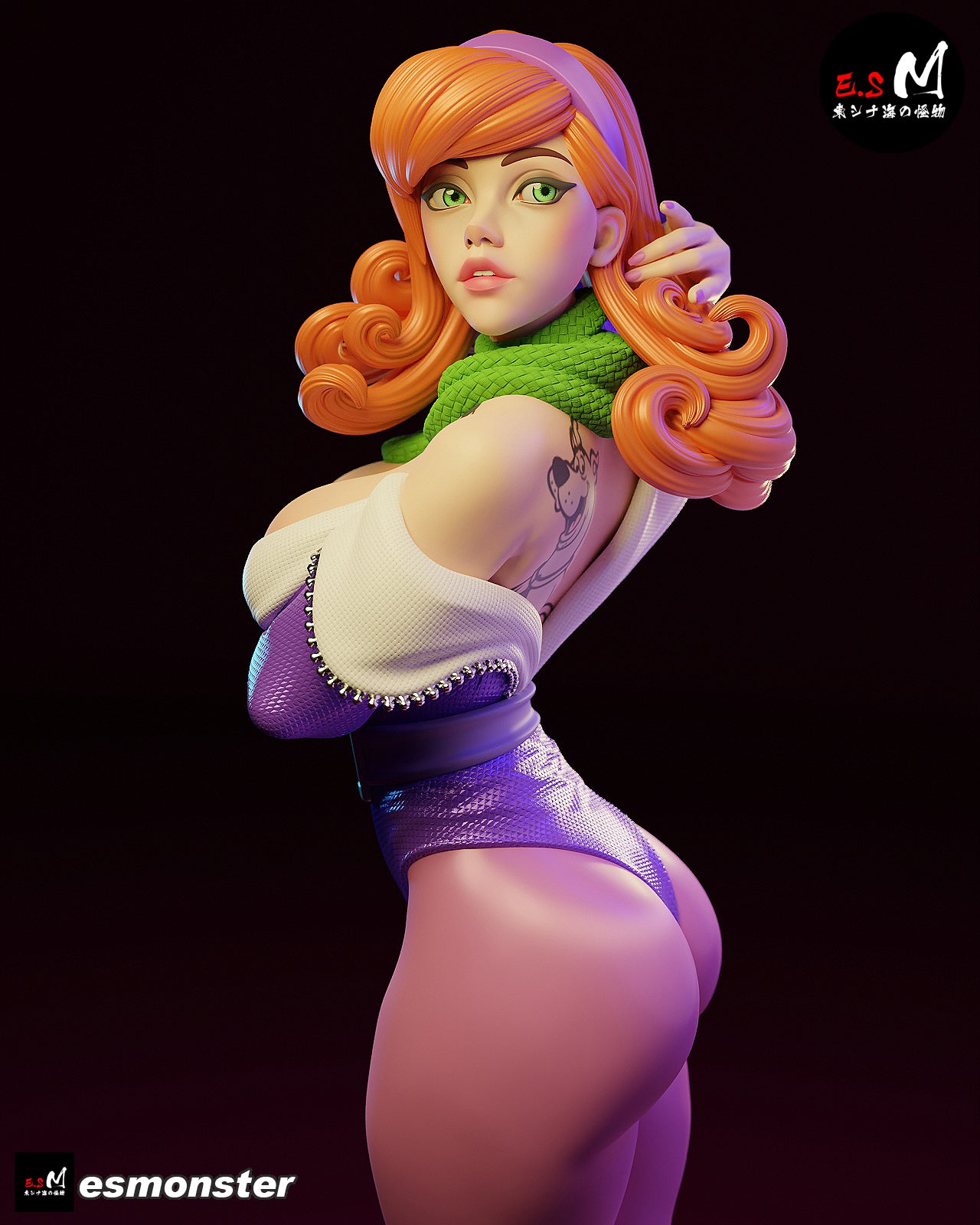 Mystery Popular Girl 2 Adult Pinup 3D Resin Model Kit