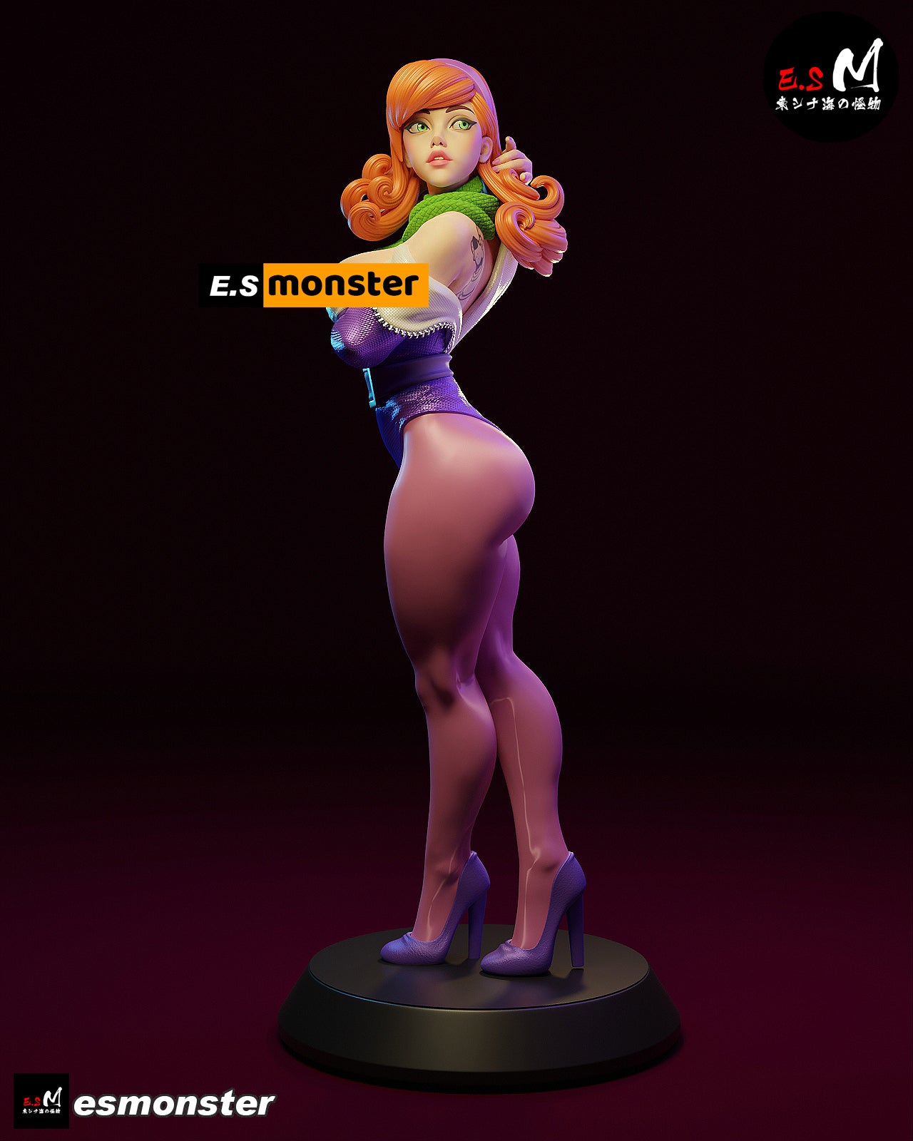 Mystery Popular Girl 2 Adult Pinup 3D Resin Model Kit