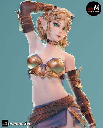 Punk Princess Adult Pinup 3D Resin Model