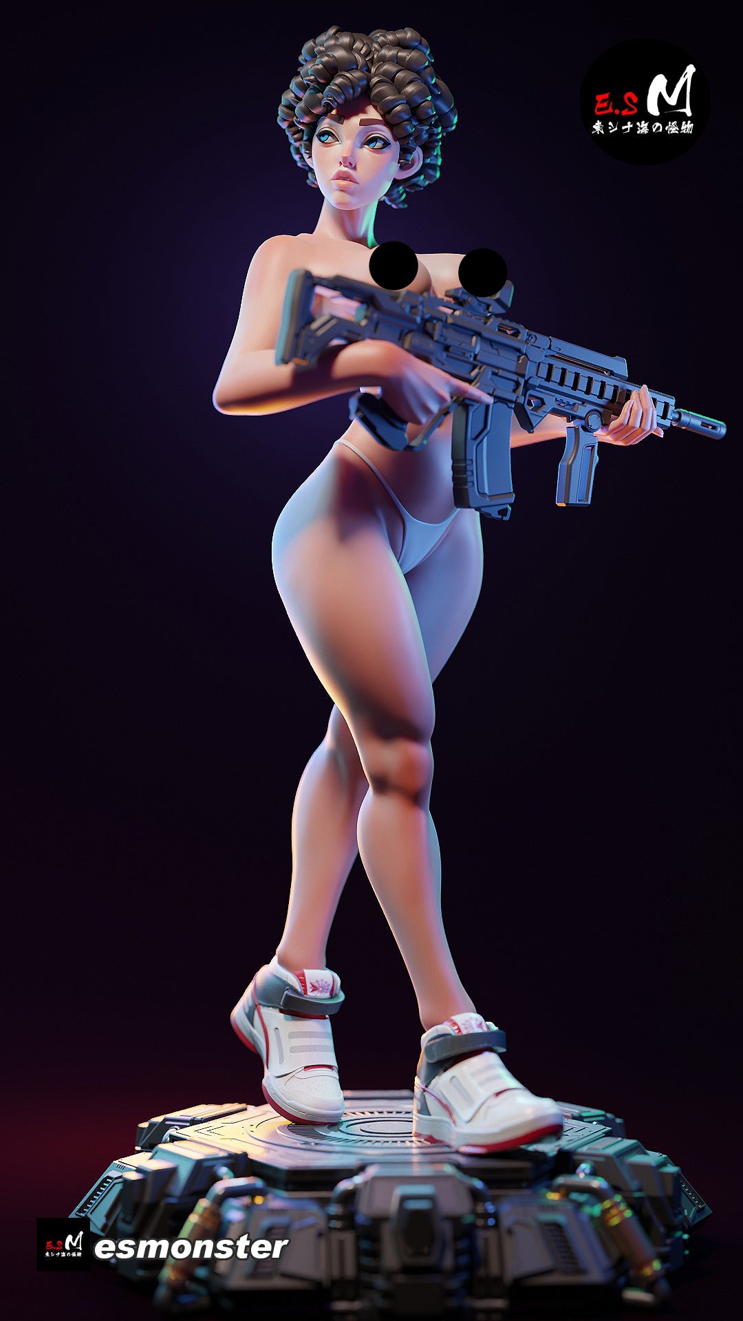 Cargo Survivor Adult Pinup 3D ABS Resin Model
