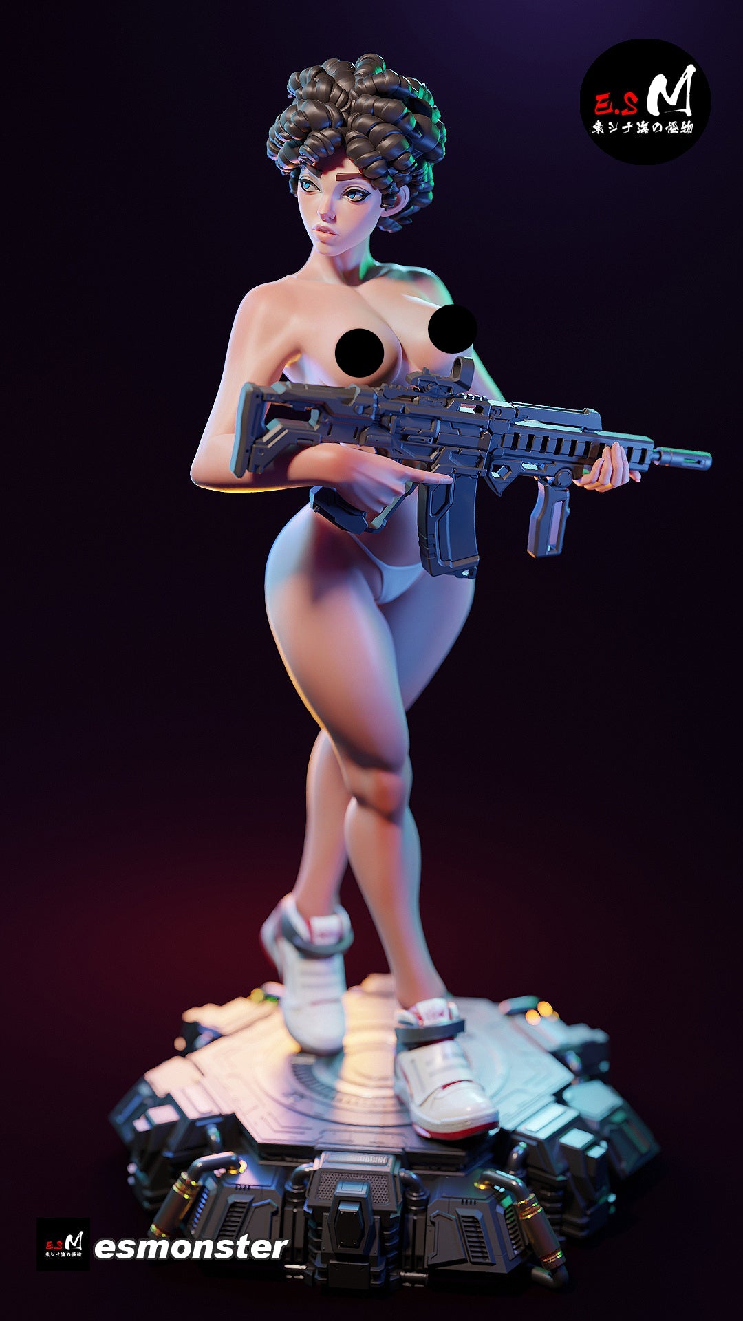 Cargo Survivor Adult Pinup 3D ABS Resin Model