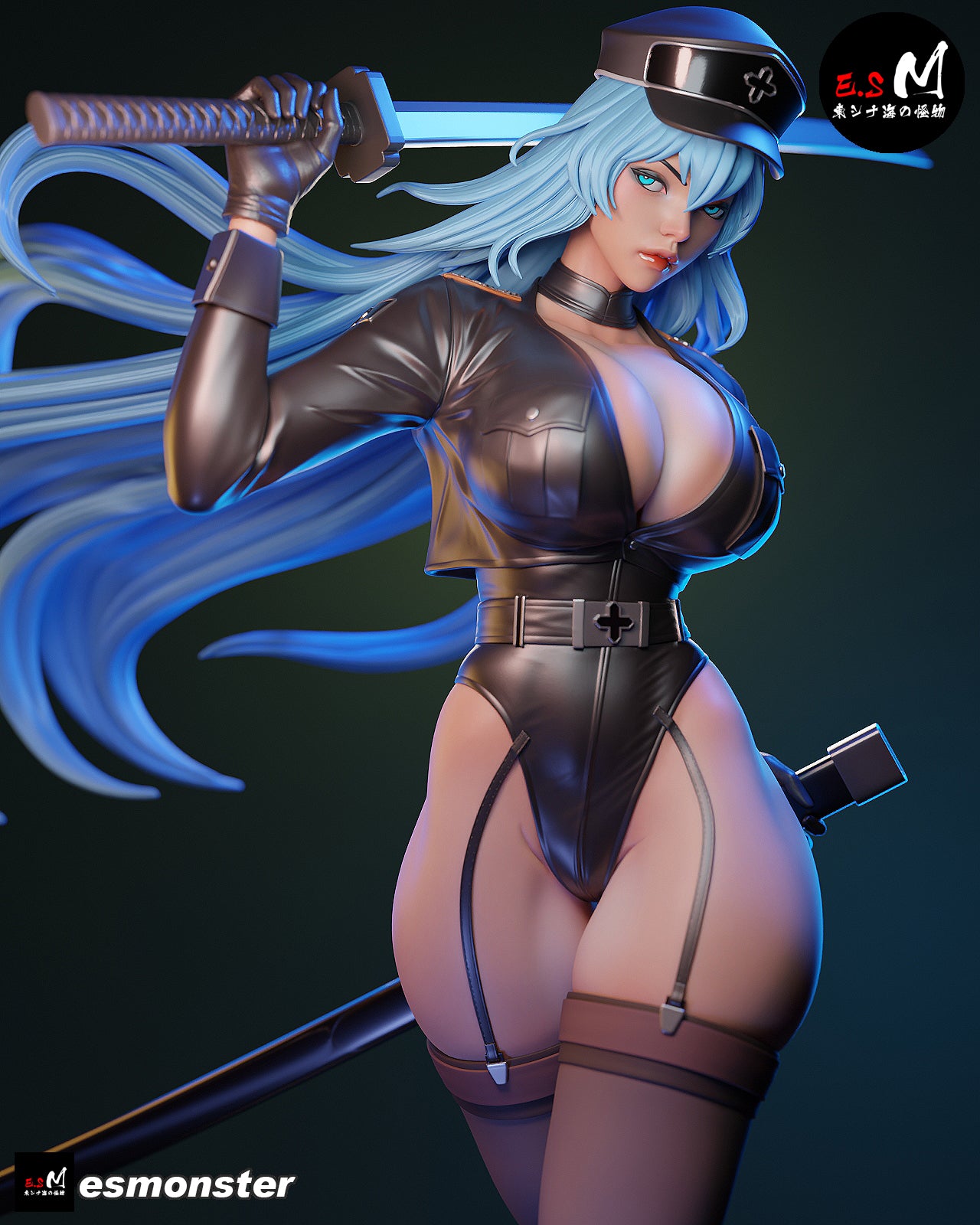 General Adult Pinup 3D Resin Model