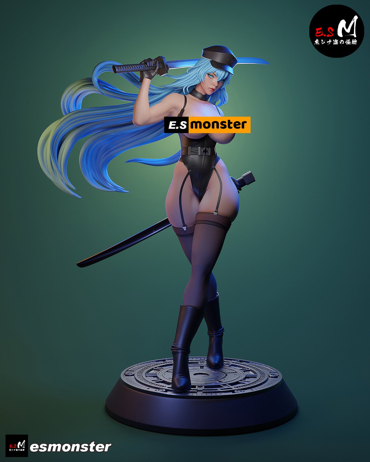 General Adult Pinup 3D Resin Model