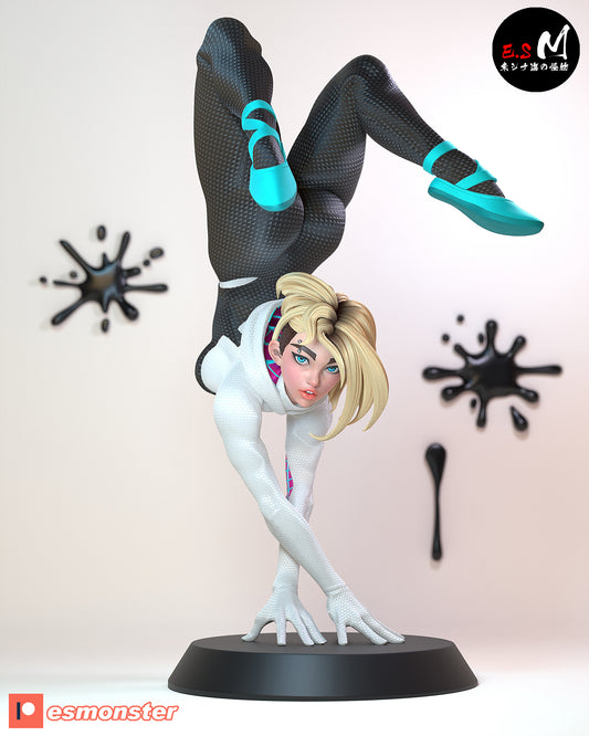 Handstand Hero Pinup 3D Resin Model