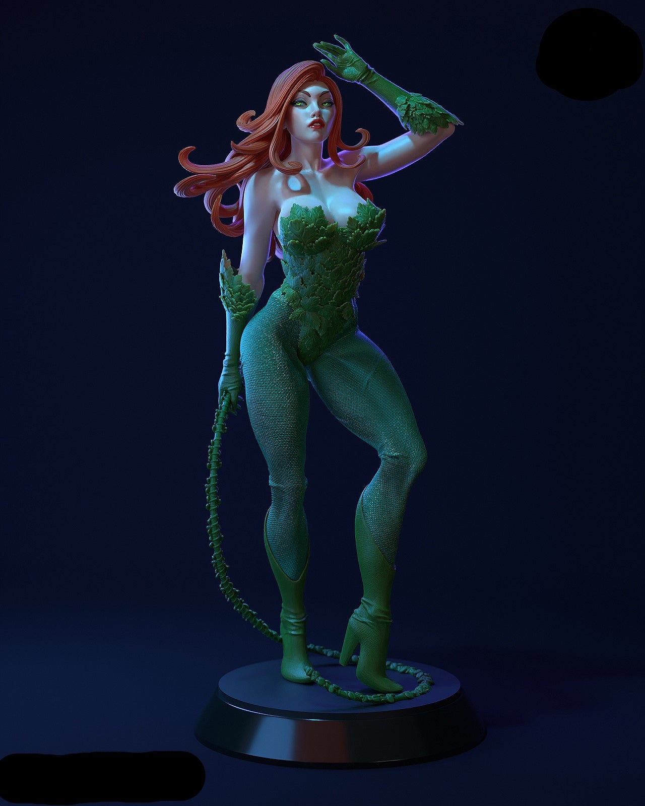 Deadly Botanist Pinup 3D Resin Model