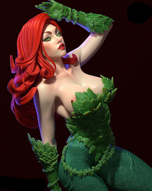 Deadly Botanist Pinup 3D Resin Model