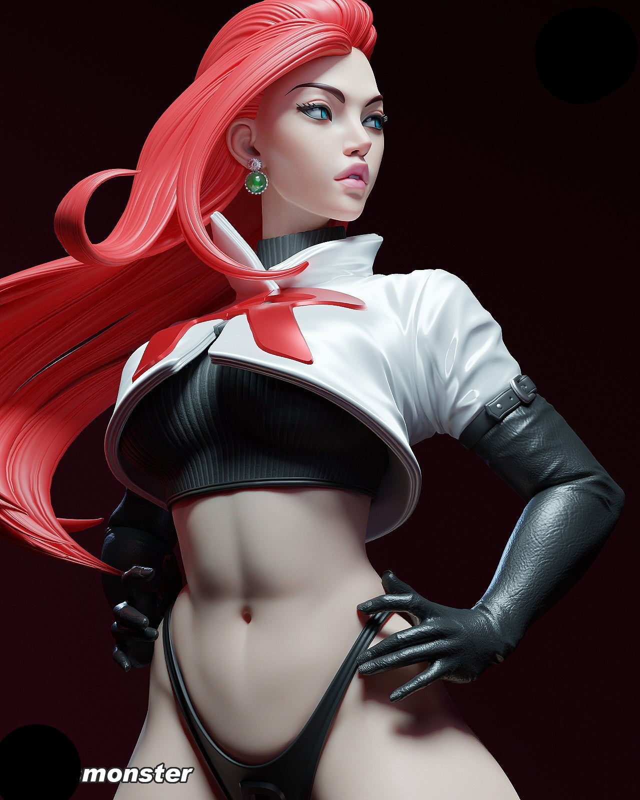 Antagonist Adult Pinup 3D Resin Model