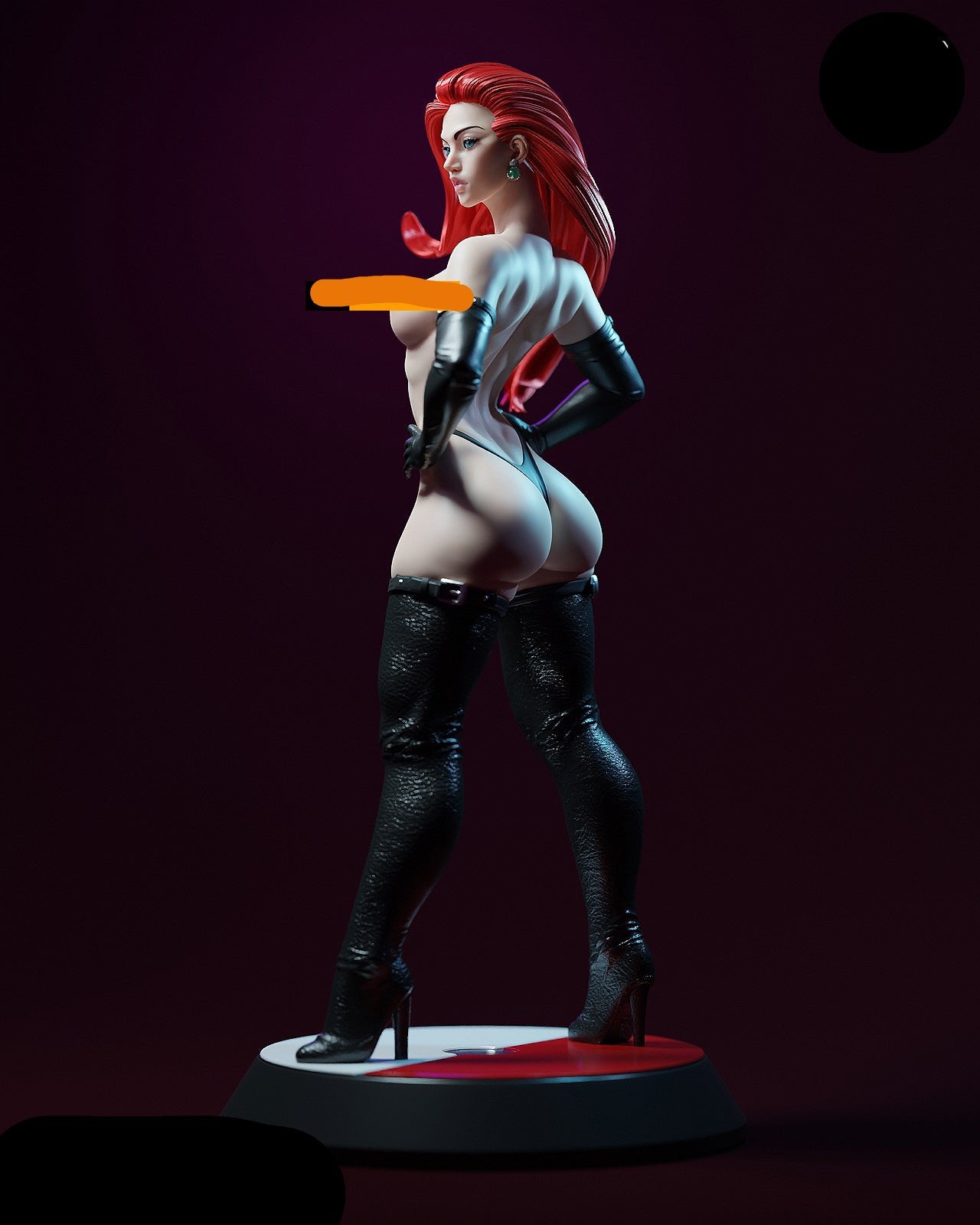 Antagonist Adult Pinup 3D Resin Model